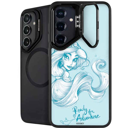 Disney Princess Jasmine Ready for Adventure Art Galaxy S25 Kickstand Case